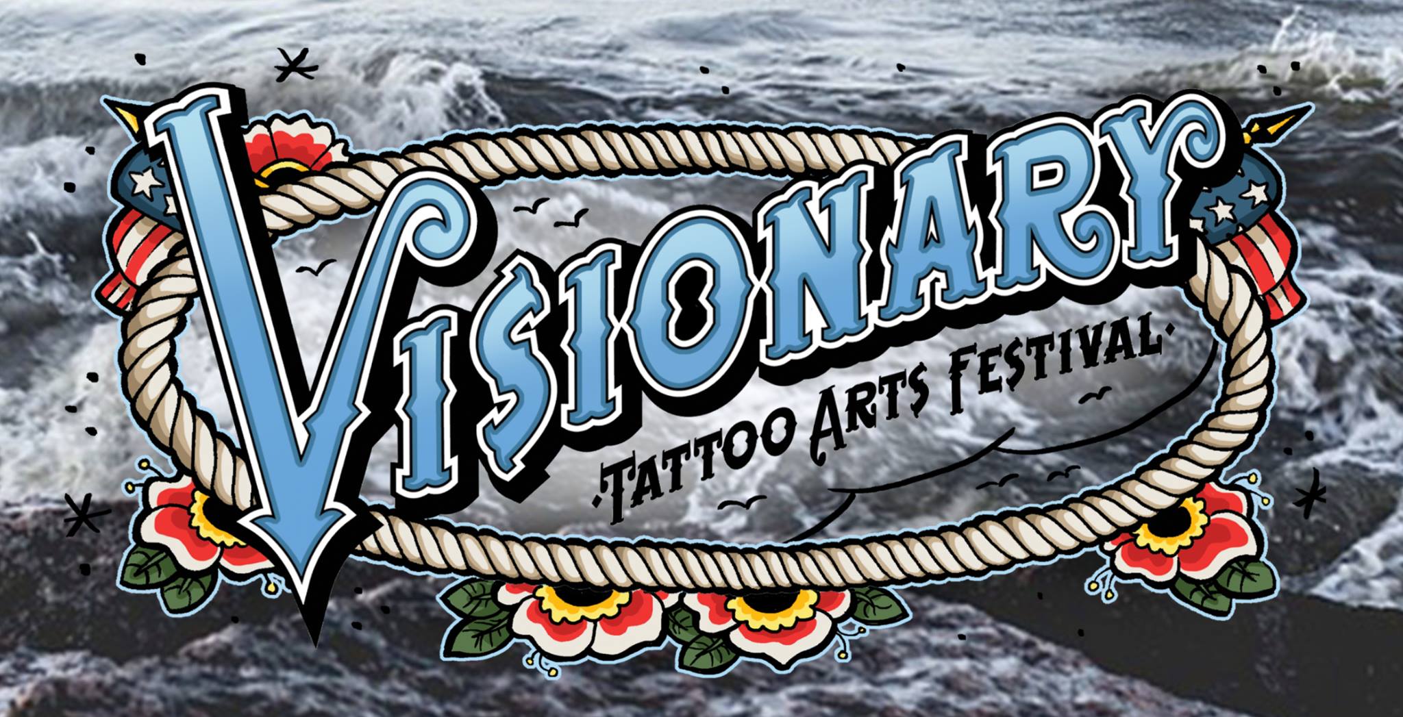 visionary tattoo arts festival logo on getty