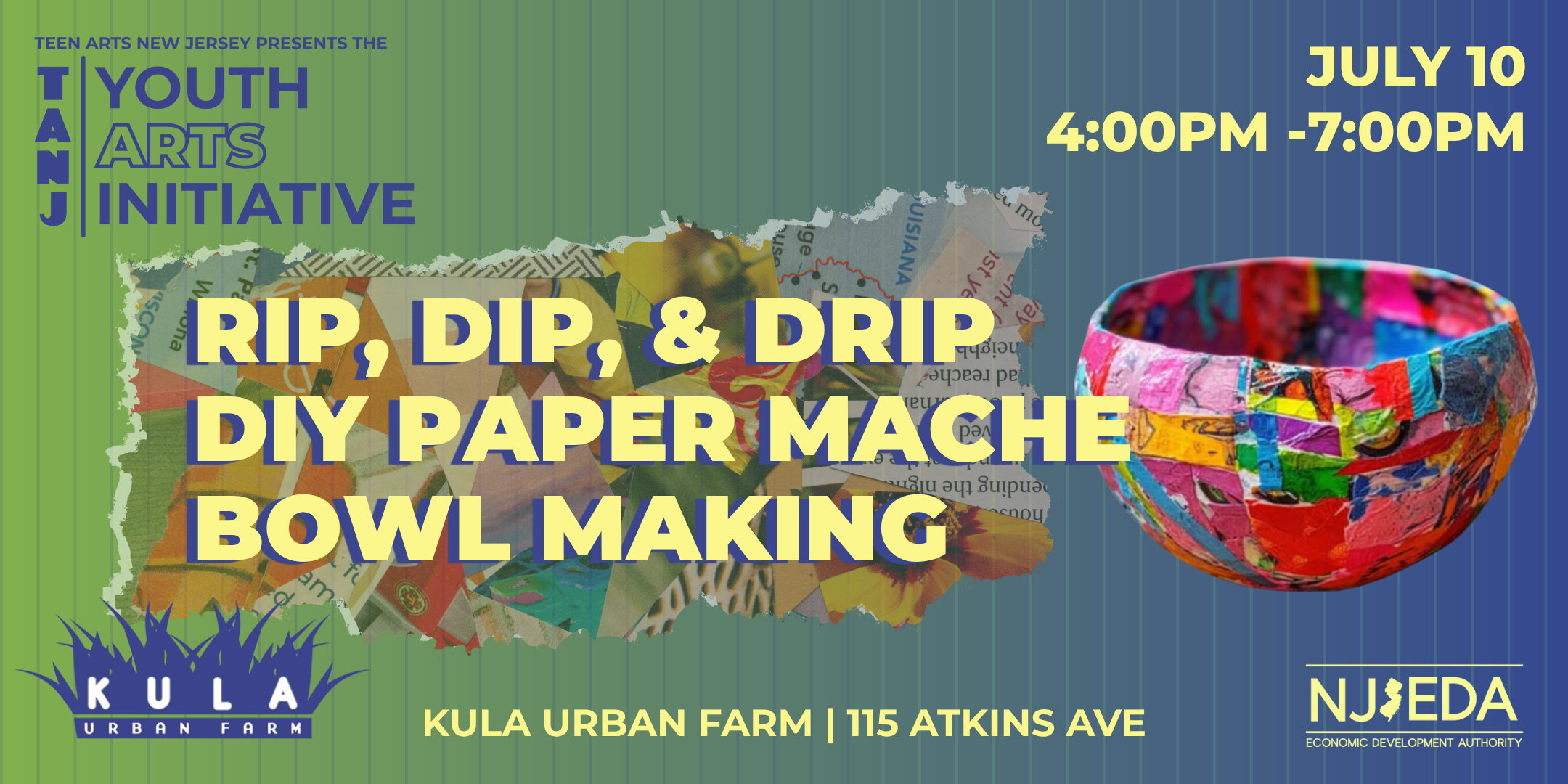 Rip, Dip, & Drip: DIY Paper Mache Bowl Making