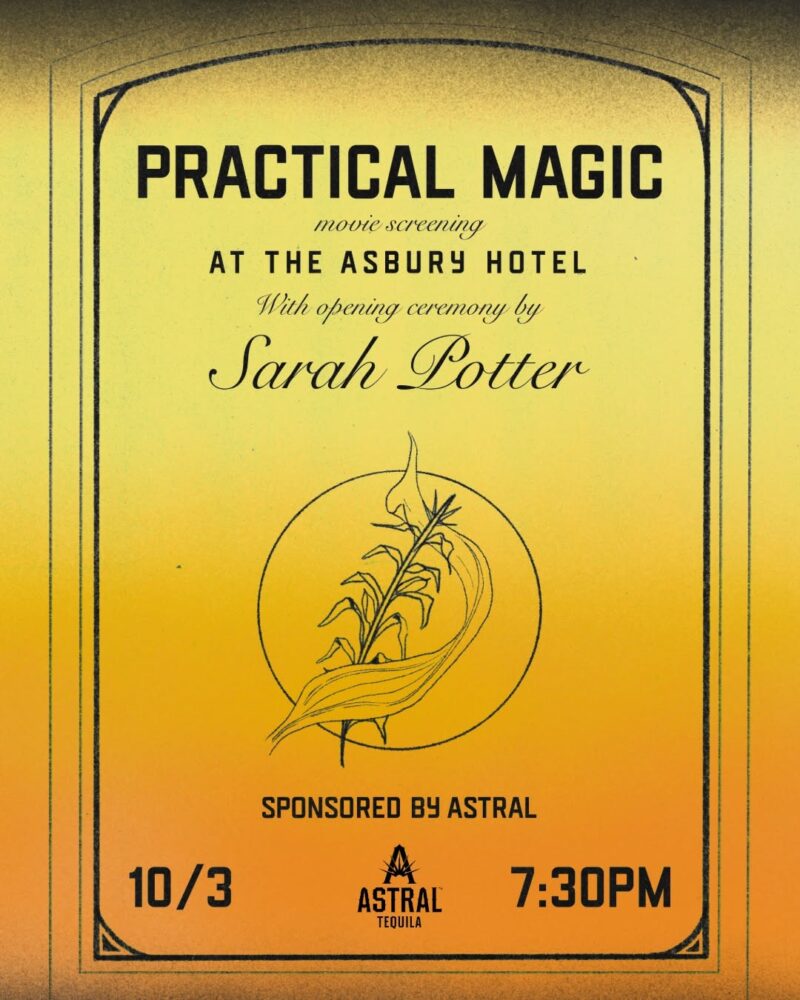 🧙🏼”Practical Magic” Movie Screening at the Baronet Rooftop 🔮