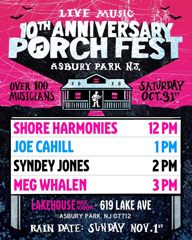 🎶 10th Annual Asbury Park PorchFest! 🎃
