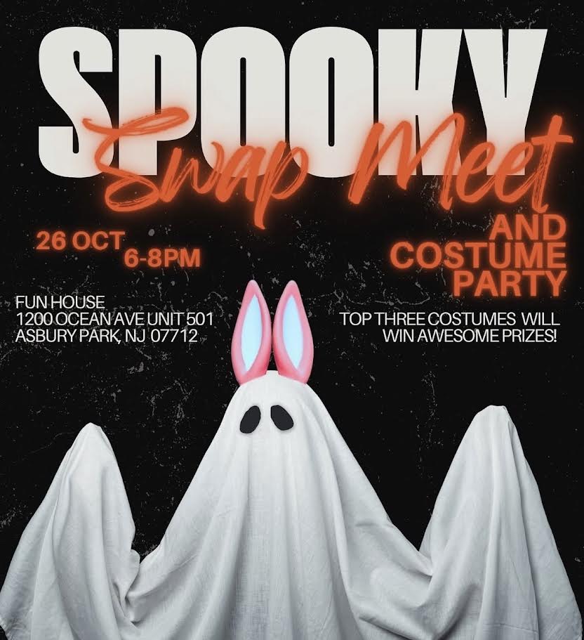 Spooky Swap Meet and Costume Party at Asbury Fun House! 👻